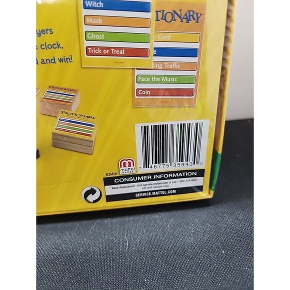 Pictionary Quick Sketches Hilarious Guesses Mattel Family Game 2013 - New Sealed - Picture 5 of 5